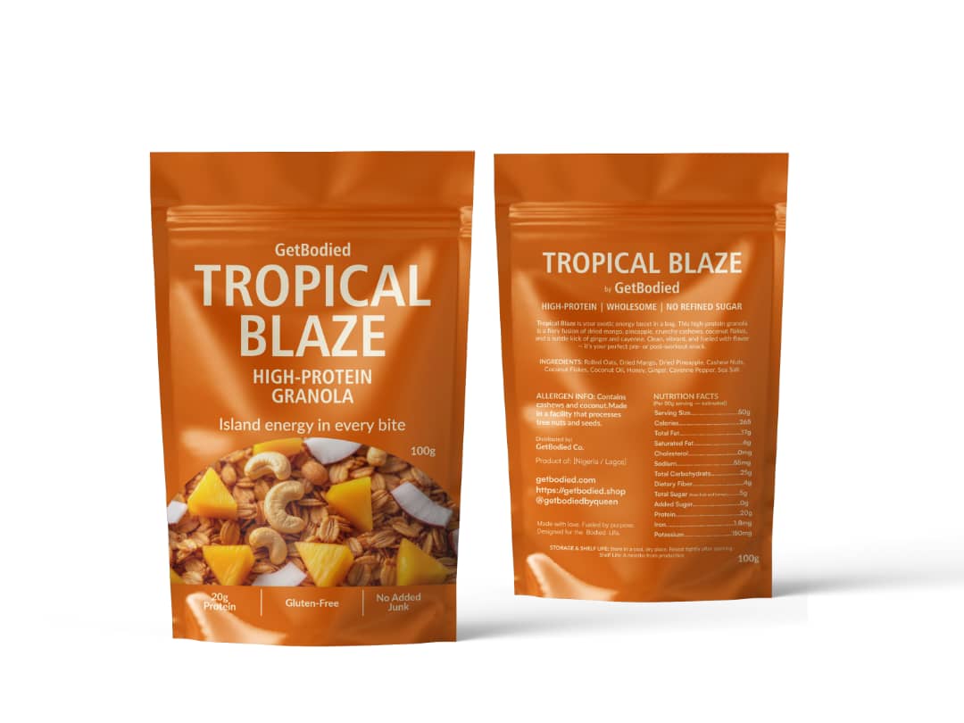 TROPICAL BLAZE GRANOLA